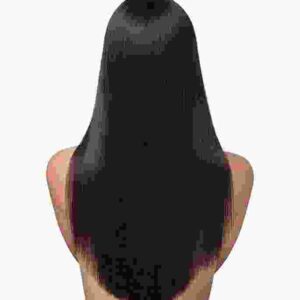 Jet Black Human Hair wig